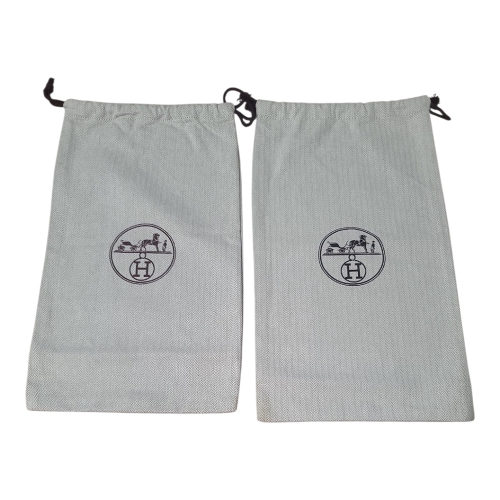 Hermès Gray Dust Bags Set